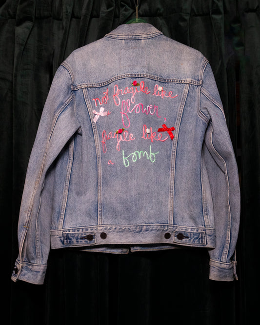Fragile Like A Bomb Denim Jacket